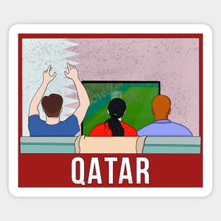 Qatar Fans Sticker